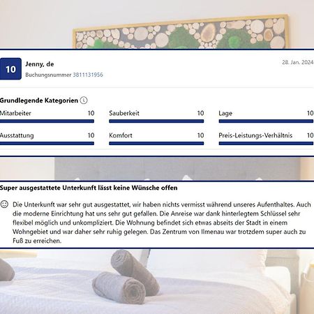 Ferienwohnung Zum Sperberring - Parkplatz - Wallbox - Wlan - Netflix&Disney - Sehr Ruhig - Perfekt Zum Entspannen & Erholen Ilmenau Exterior foto